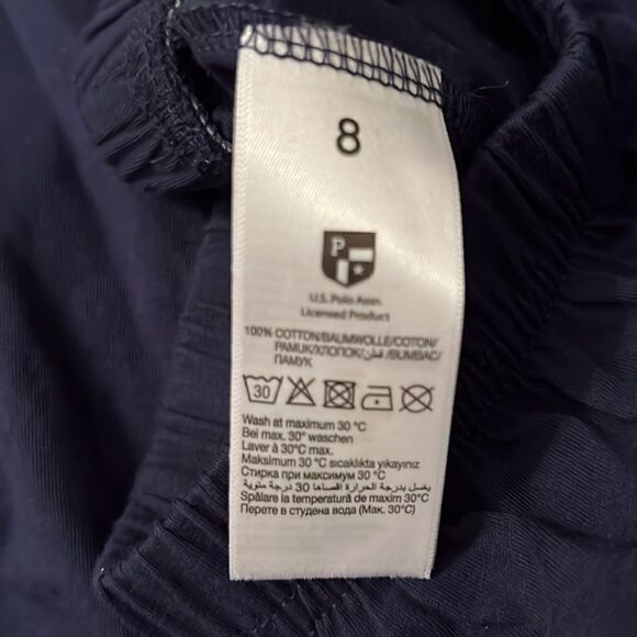 U.S. Polo Assn girls PJ set size 8 New - Picture 5 of 5